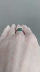 Octagon Gold banded Australian Parti Sapphire in Gold or Silver
