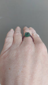 Modern Heirloom – Square Cut Teal Sapphire Ring