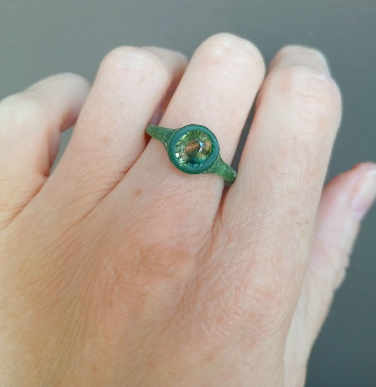 Custom Parti Sapphire Ring – Ethical Australian Sapphire in Gold or Silver