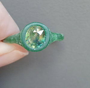 Custom Parti Sapphire Ring – Ethical Australian Sapphire in Gold or Silver
